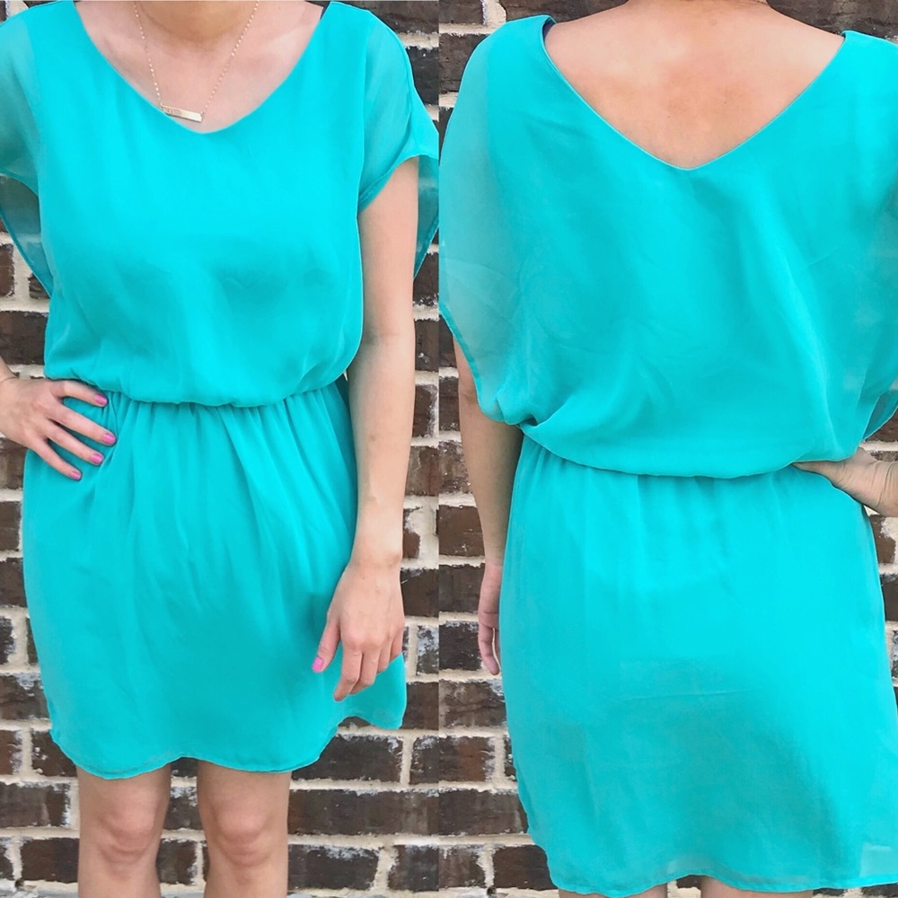 Lush (Nordstrom) Teal Dress XS